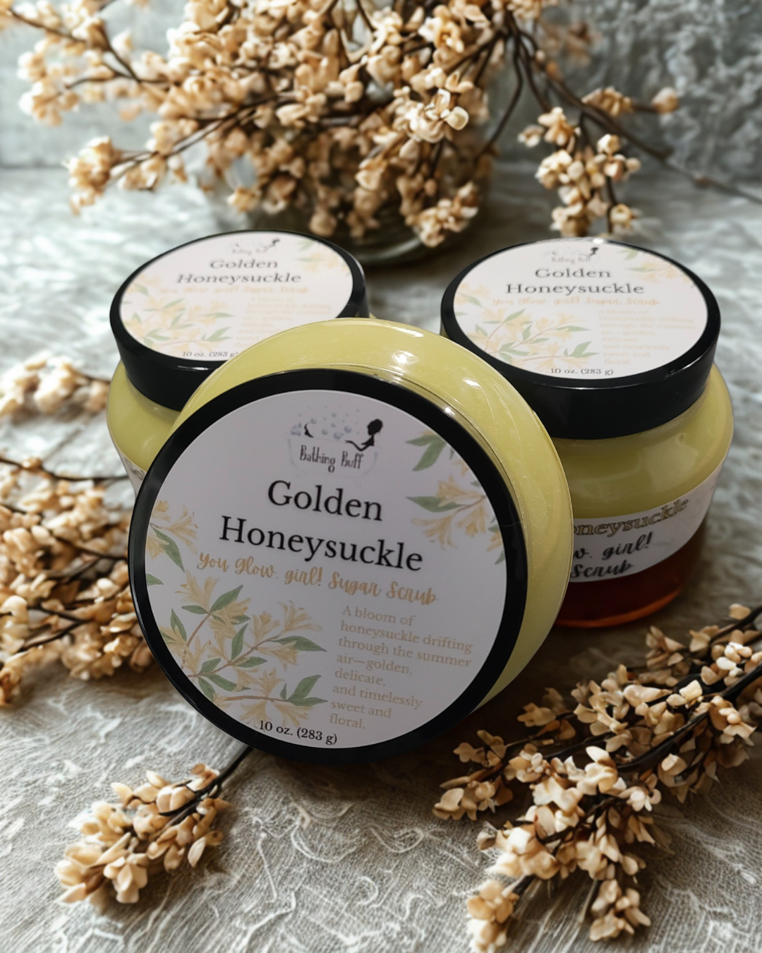 Golden Honeysuckle Sugar Scrub